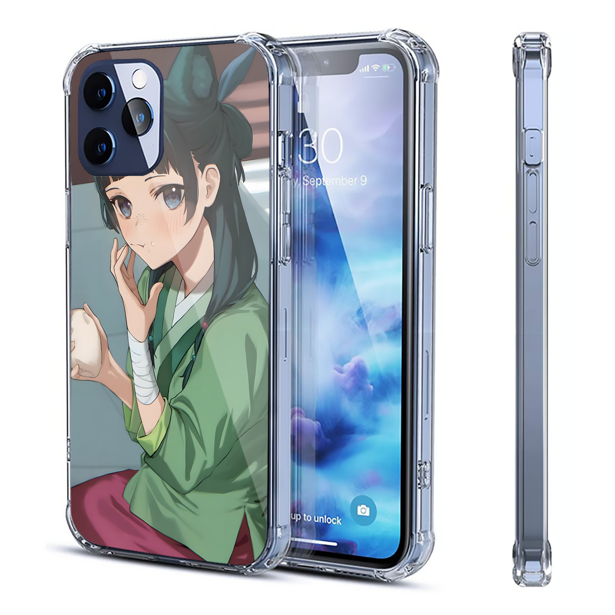 （画像用） 薬屋のひとりごと The Apothecary Diaries 【iPhone 12シリーズ対応】透明スマホケース（クリアソフトケース）
